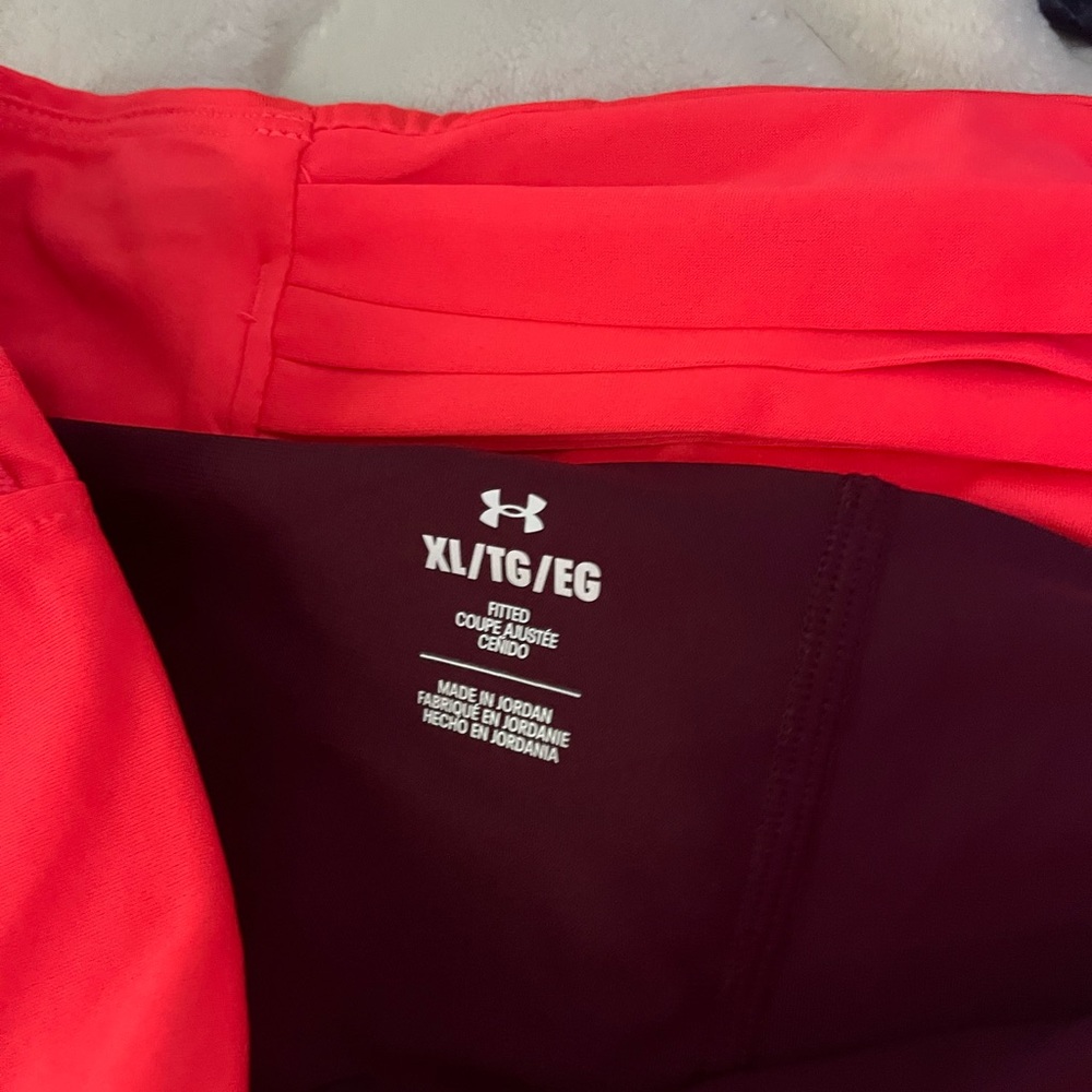 Under Armour Bright Red Performance Shorts